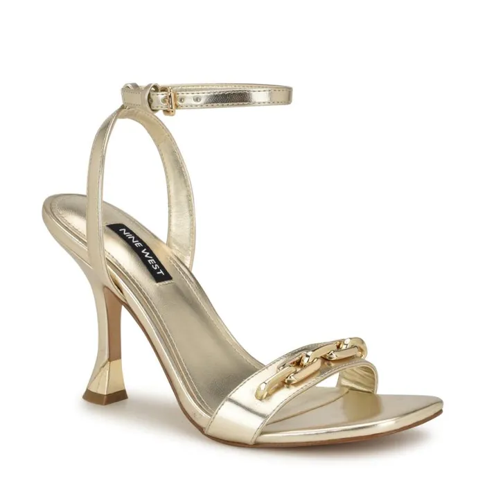 Nine West Sandals Women Neela Ankle Strap Sandals Platino