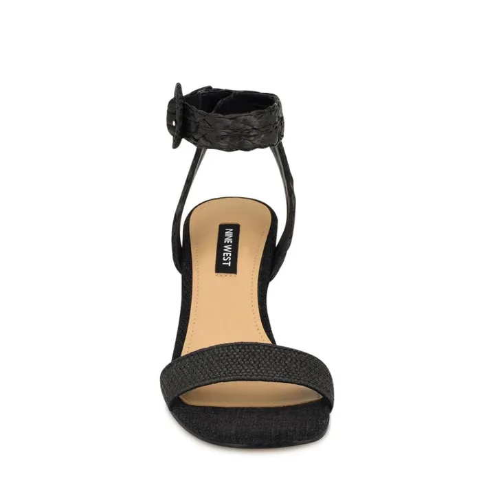 Nine West Sandals Women Nerisa Espadrille Wedge Sandals Black