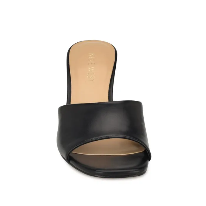 Nine West Sandals Women Niya SlipOn Wedge Sandals Black