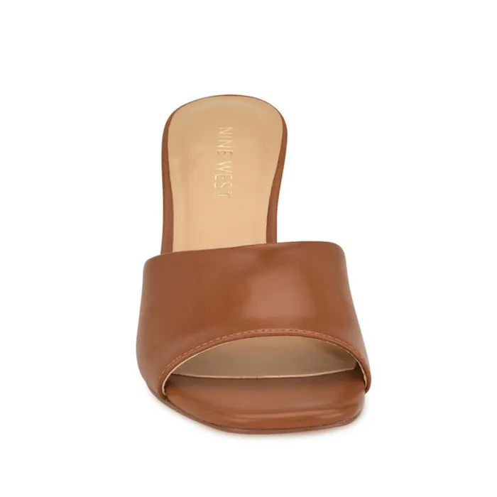 Nine West Sandals Women Niya SlipOn Wedge Sandals Dark Natural