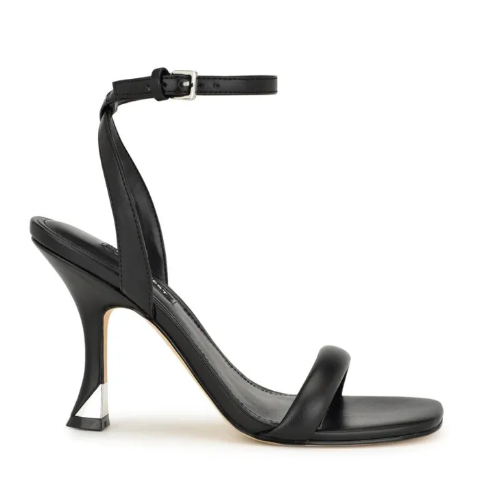 Nine West Sandals Women Nyra Ankle Strap Sandals Black