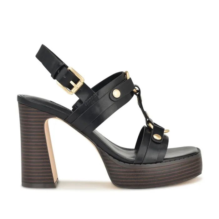 Nine West Sandals Women Opell Tailored Platform Sandals Black