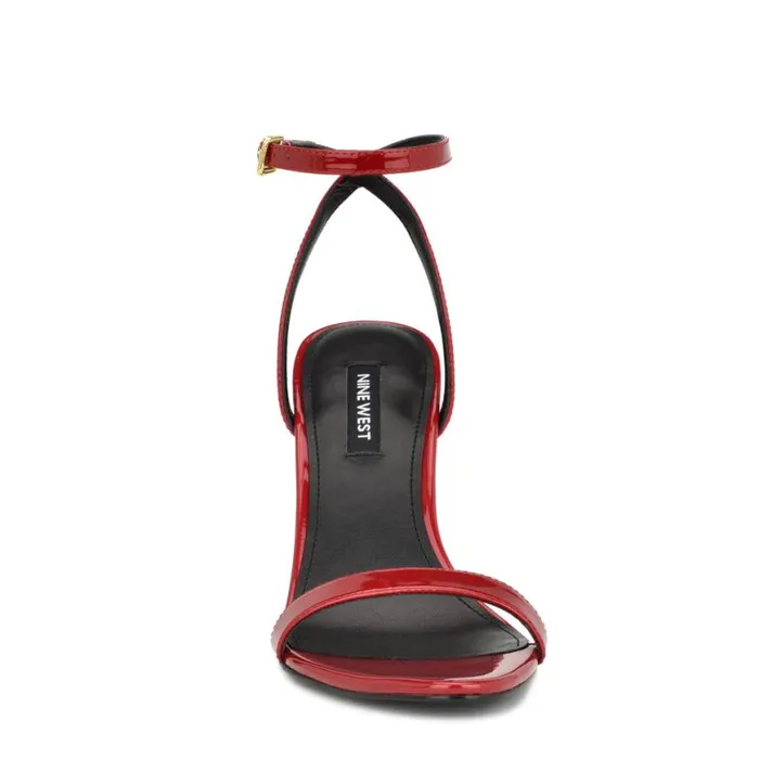 Nine West Sandals Women Reina Ankle Strap Sandals Red