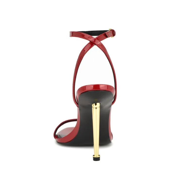 Nine West Sandals Women Reina Ankle Strap Sandals Red