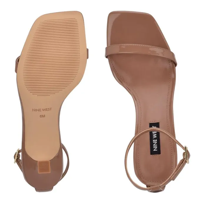 Nine West Sandals Women Ripe Heeled Sandals Clay Patent Nine West Sandals Women Ripe Heeled Sandals Clay Patent