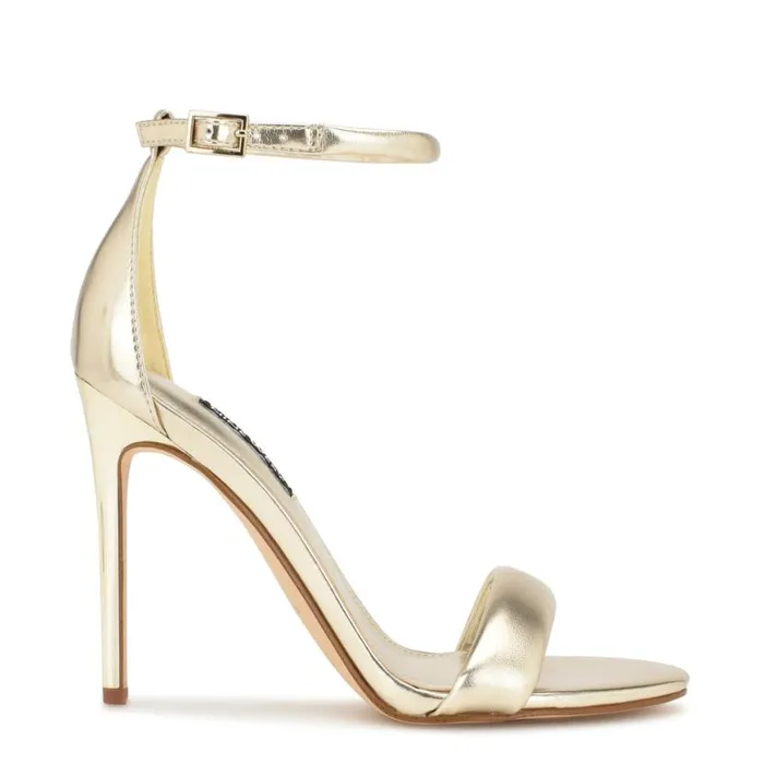 Nine West Sandals Women Teeya Ankle Strap Sandals Platino