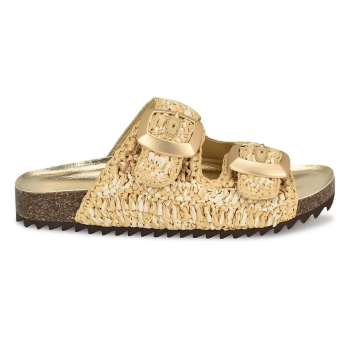 Nine West Sandals Women Tenly Casual Footbed Sandals Light Natural