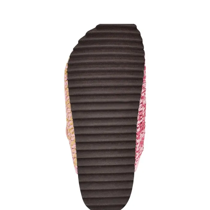Nine West Sandals Women Tenly Casual Footbed Sandals Light Pink Multi