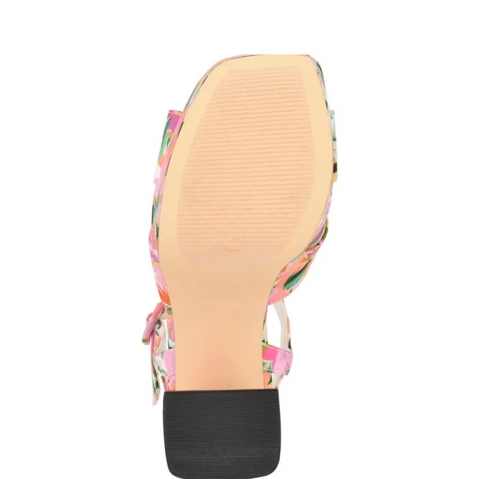 Nine West Sandals Women Vallen Strappy Platform Sandals Pink Floral Nine West Sandals Women Vallen Strappy Platform Sandals Pink Floral