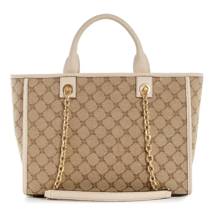 Nine West Satchels and Shoulder Bags Women Allington Small Tote Mocha Logobeige Nine West Satchels and Shoulder Bags Women Allington Small Tote Mocha Logobeige