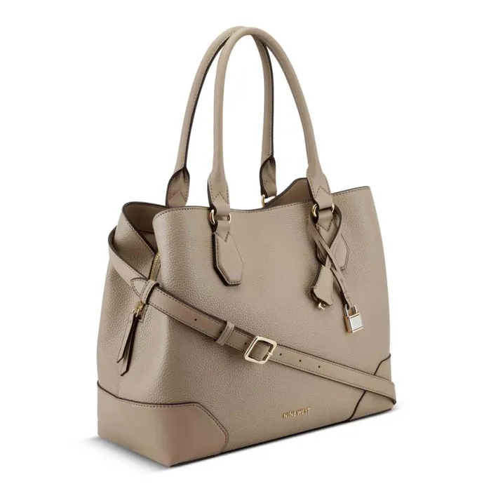 Nine West Satchels and Shoulder Bags Women Brooklyn Jet Set Carryall Pumice Nine West Satchels and Shoulder Bags Women Brooklyn Jet Set Carryall Pumice