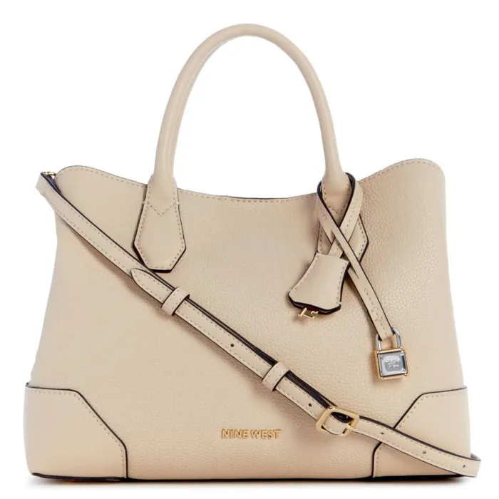 Nine West Satchels and Shoulder Bags Women Brooklyn Jet Set Satchel Beige