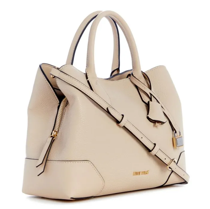 Nine West Satchels and Shoulder Bags Women Brooklyn Jet Set Satchel Beige Nine West Satchels and Shoulder Bags Women Brooklyn Jet Set Satchel Beige
