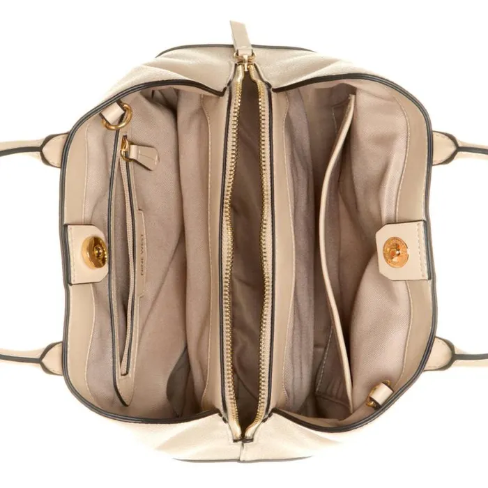 Nine West Satchels and Shoulder Bags Women Brooklyn Jet Set Satchel Beige Nine West Satchels and Shoulder Bags Women Brooklyn Jet Set Satchel Beige