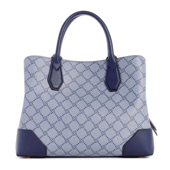 Nine West Satchels and Shoulder Bags Women Brooklyn Jet Set Satchel Chambray Logo Nine West Satchels and Shoulder Bags Women Brooklyn Jet Set Satchel Chambray Logo
