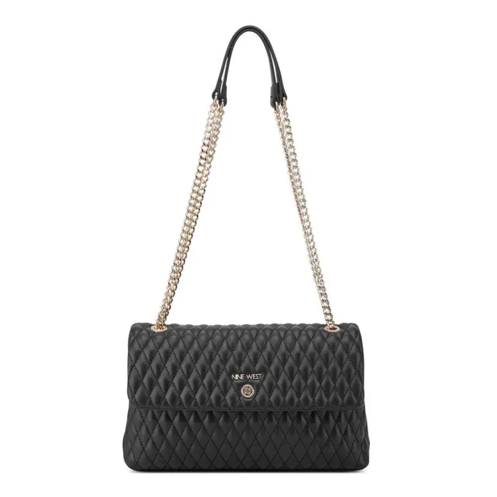 Nine West Satchels and Shoulder Bags Women Caelia Convertible Shoulder Bag Black Nine West Satchels and Shoulder Bags Women Caelia Convertible Shoulder Bag Black