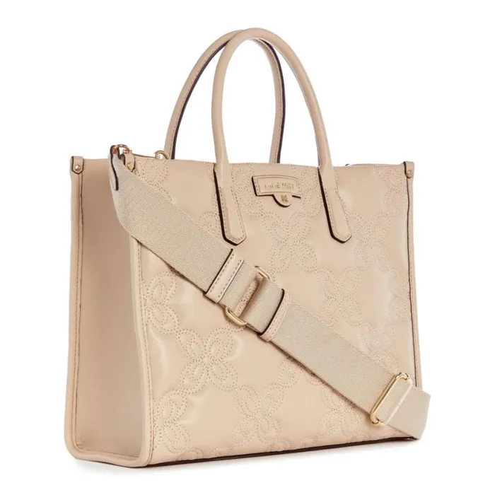 Nine West Satchels and Shoulder Bags Women Cosette Jet Set Tote Beige Nine West Satchels and Shoulder Bags Women Cosette Jet Set Tote Beige