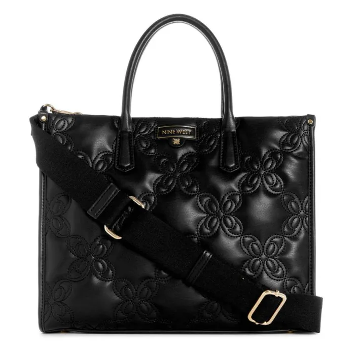 Nine West Satchels and Shoulder Bags Women Cosette Jet Set Tote Black