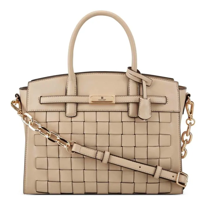 Nine West Satchels and Shoulder Bags Women Dax Jet Set Satchel Beige