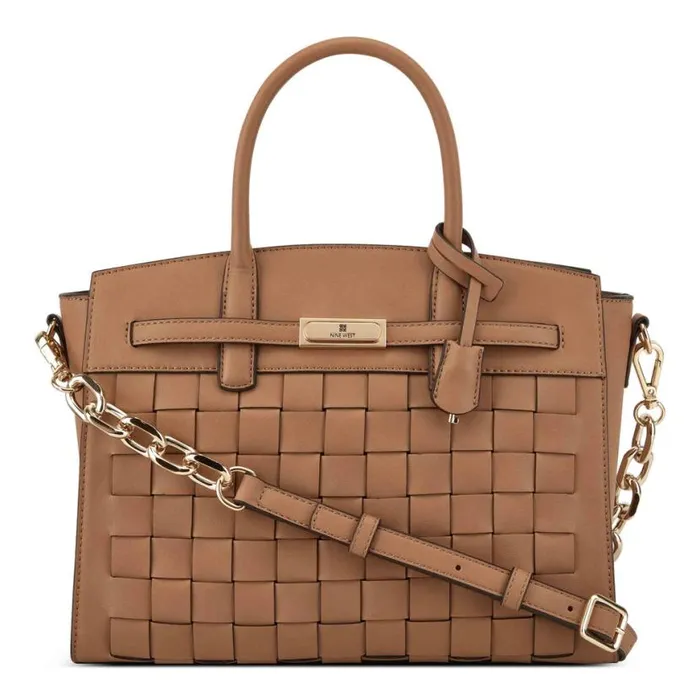 Nine West Satchels and Shoulder Bags Women Dax Jet Set Satchel Dark Camel
