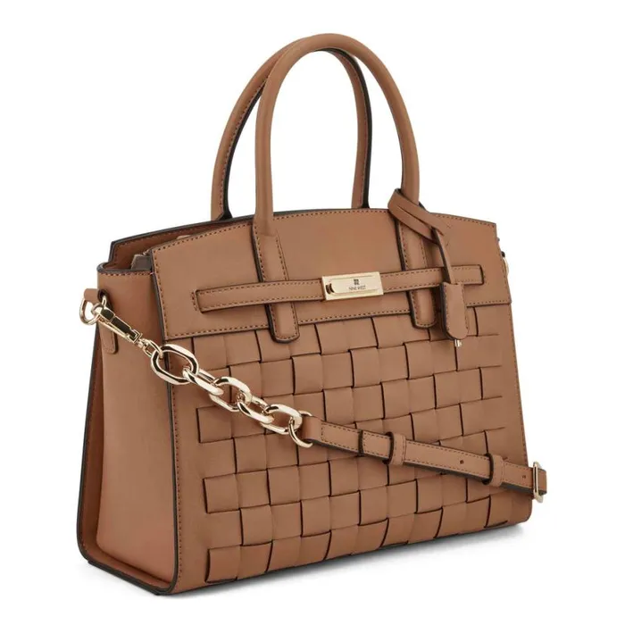 Nine West Satchels and Shoulder Bags Women Dax Jet Set Satchel Dark Camel Nine West Satchels and Shoulder Bags Women Dax Jet Set Satchel Dark Camel