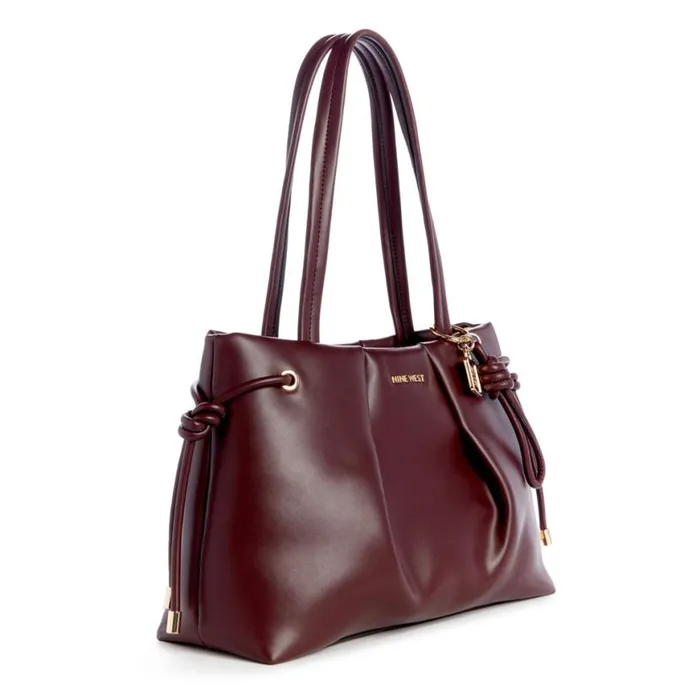 Nine West Satchels and Shoulder Bags Women Elin Shopper Merlot Nine West Satchels and Shoulder Bags Women Elin Shopper Merlot