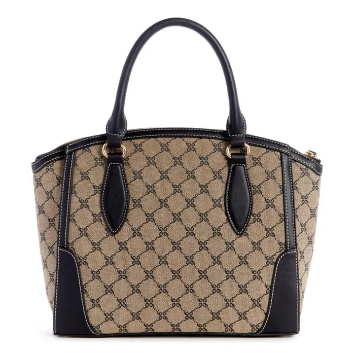 Nine West Satchels and Shoulder Bags Women Innes Satchel Natural Logoblack Nine West Satchels and Shoulder Bags Women Innes Satchel Natural Logoblack