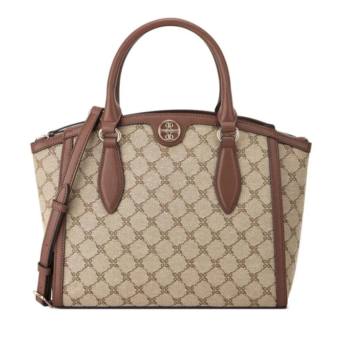 Nine West Satchels and Shoulder Bags Women Kyelle Jet Set Satchel Mocha Logomahogany Nine West Satchels and Shoulder Bags Women Kyelle Jet Set Satchel Mocha Logomahogany