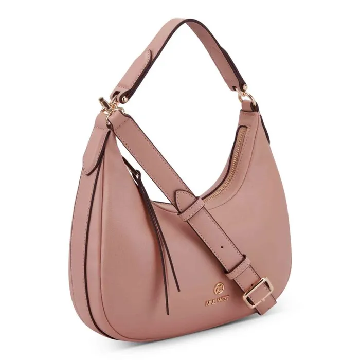 Nine West Satchels and Shoulder Bags Women Saoirse Hobo Blushing Nine West Satchels and Shoulder Bags Women Saoirse Hobo Blushing