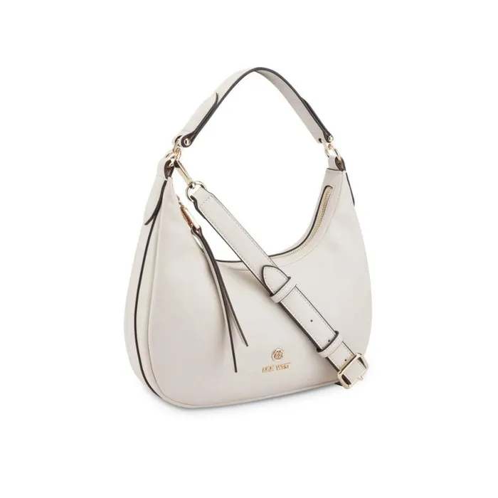 Nine West Satchels and Shoulder Bags Women Saoirse Hobo Milk Nine West Satchels and Shoulder Bags Women Saoirse Hobo Milk