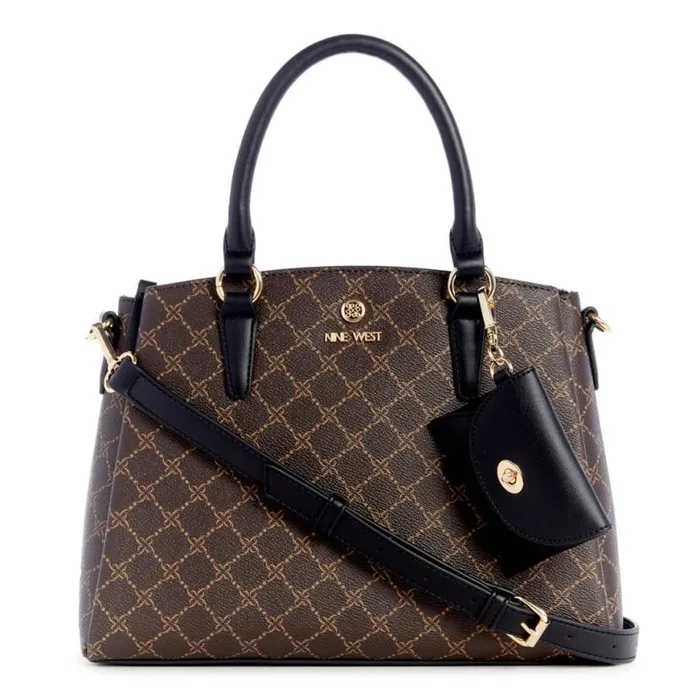 Nine West Satchels and Shoulder Bags Women Siera Satchel Brownblack