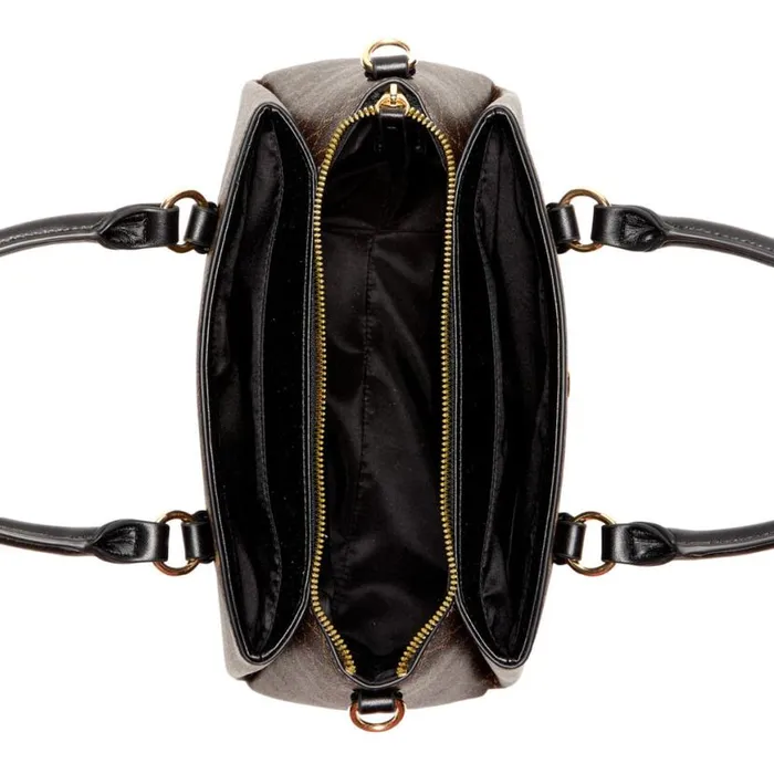 Nine West Satchels and Shoulder Bags Women Siera Satchel Brownblack Nine West Satchels and Shoulder Bags Women Siera Satchel Brownblack