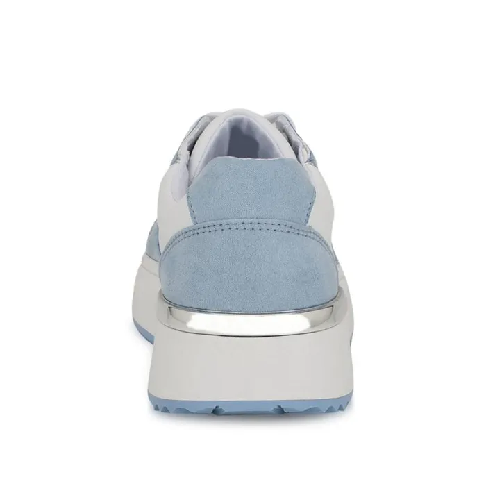 Nine West Sneakers Women Calpha Laceup Sneakers Whitelight Blue Nine West Sneakers Women Calpha Laceup Sneakers Whitelight Blue