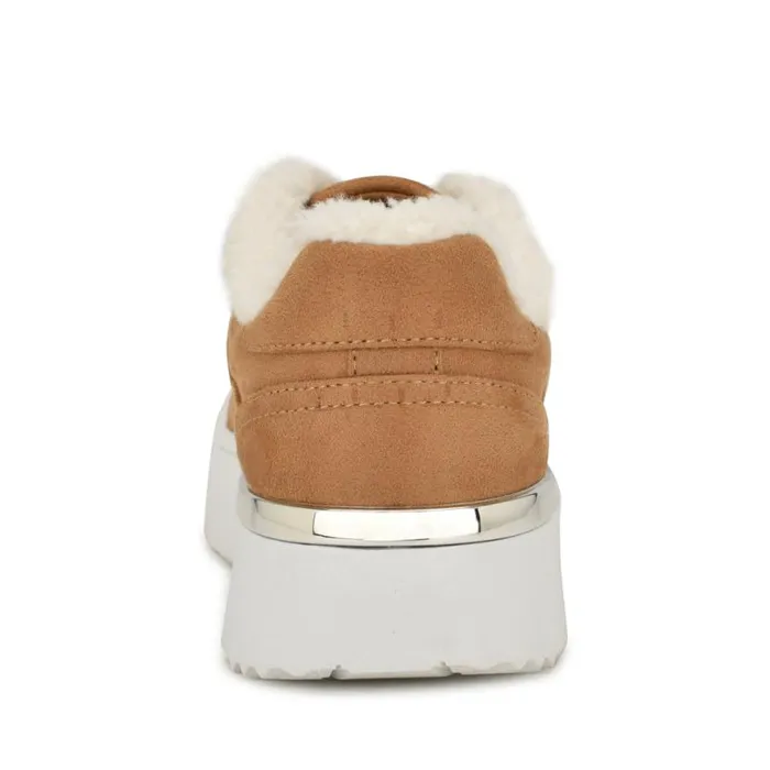 Nine West Sneakers Women Cuddly Laceup Sneakers Dark Natural Nine West Sneakers Women Cuddly Laceup Sneakers Dark Natural