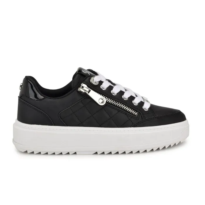 Nine West Sneakers Women Dulah LaceUp Platform Sneakers Black