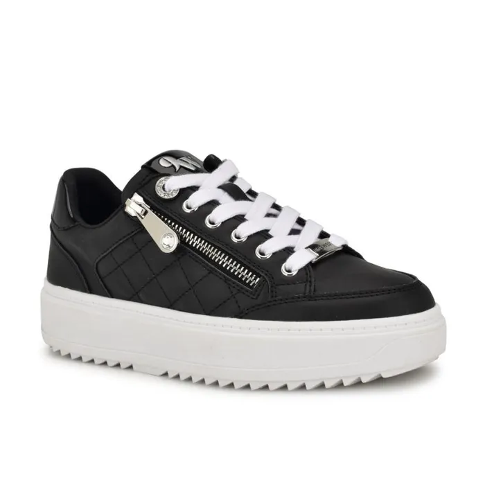 Nine West Sneakers Women Dulah LaceUp Platform Sneakers Black Nine West Sneakers Women Dulah LaceUp Platform Sneakers Black