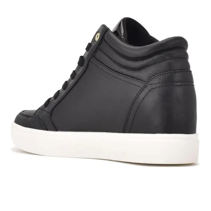 Nine West Sneakers Women Tons High Top Hidden Wedge Sneakers Black Nine West Sneakers Women Tons High Top Hidden Wedge Sneakers Black