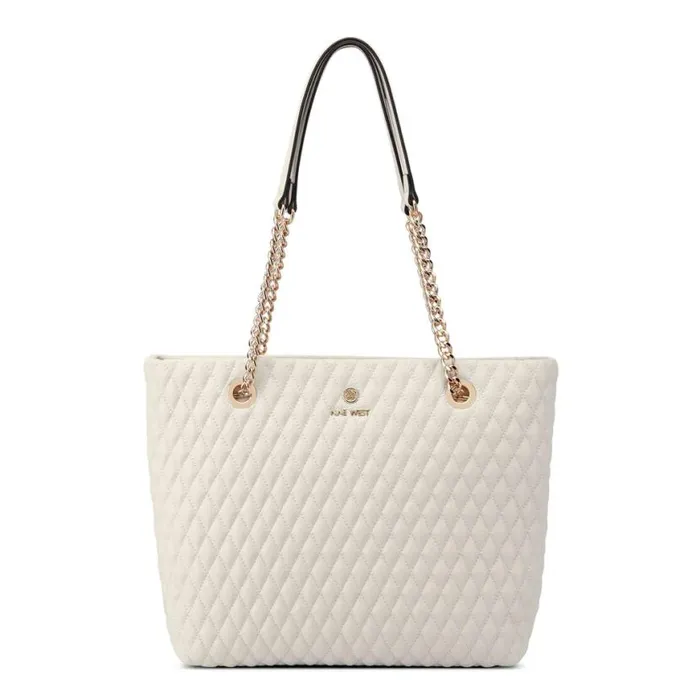 Nine West Totes and Backpacks Women Caelia Tote Chic Cream
