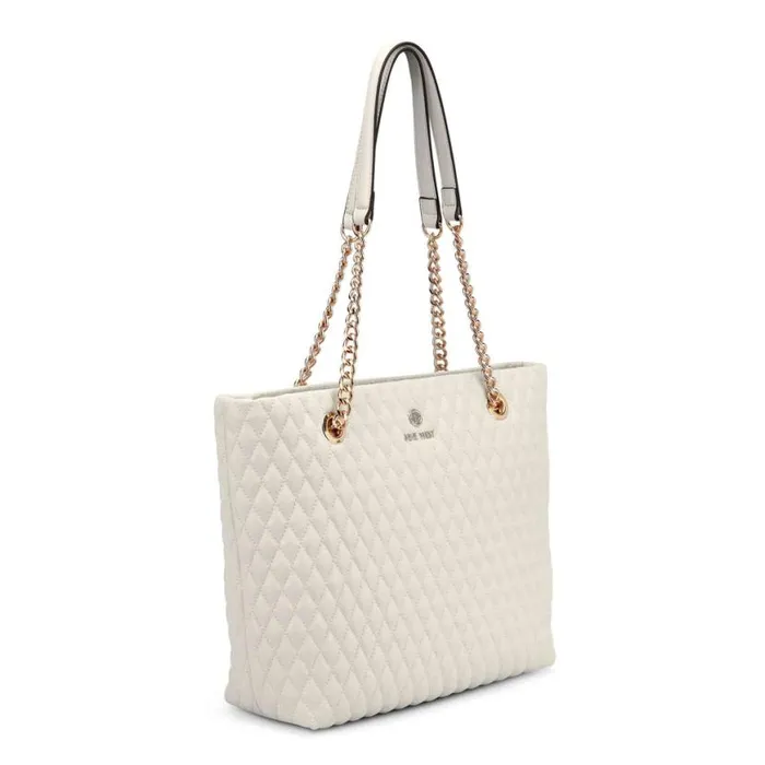 Nine West Totes and Backpacks Women Caelia Tote Chic Cream Nine West Totes and Backpacks Women Caelia Tote Chic Cream