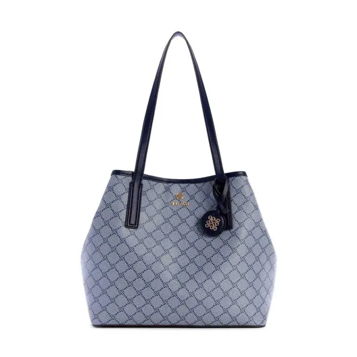 Nine West Totes and Backpacks Women Delaine 2 In 1 Tote Chambray Logo Navy