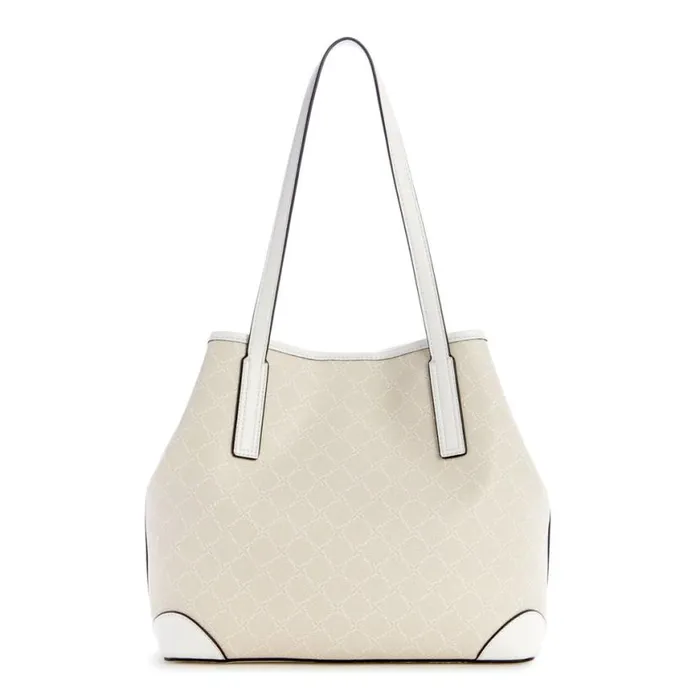 Nine West Totes and Backpacks Women Delaine 2 In 1 Tote Cream Logowhite Nine West Totes and Backpacks Women Delaine 2 In 1 Tote Cream Logowhite