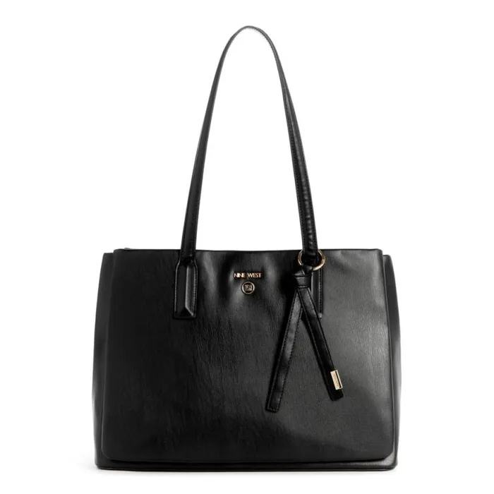 Nine West Totes and Backpacks Women Eliena Triple Compartment Tote Black