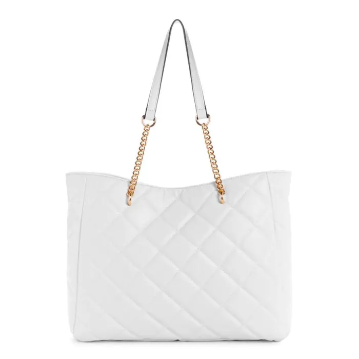 Nine West Totes and Backpacks Women Gibson Carryall Whte Quilt Nine West Totes and Backpacks Women Gibson Carryall Whte Quilt