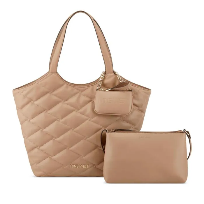 Nine West Totes and Backpacks Women Regan 3 In 1 Tote Dark Khaki
