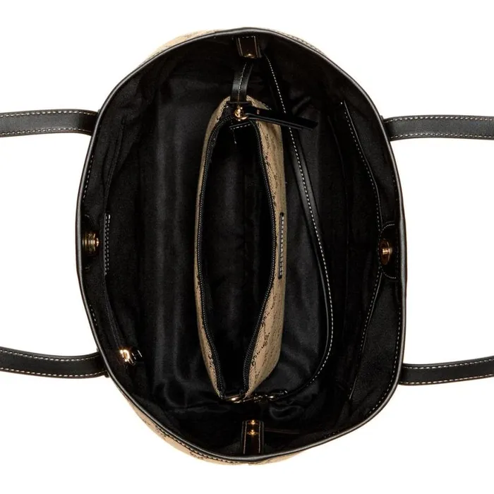 Nine West Totes and Backpacks Women Teagan 2 In 1 Tote Natural Logoblack