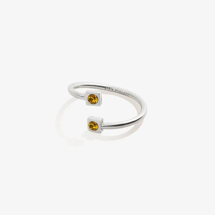 November Birthstone Topaz Ring Wrap Sterling Silver Women Alex And Ani Graduation November Birthstone Topaz Ring Wrap Sterling Silver Women Alex And Ani Graduation