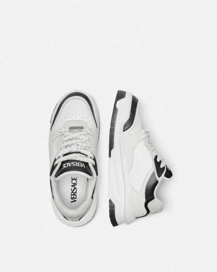 Odissea Sneakers Whiteblack Men Versace Sneakers