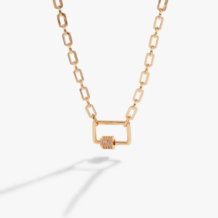 Open Link Square Carabiner Necklace Silver Women Alex And Ani Necklaces Open Link Square Carabiner Necklace Silver Women Alex And Ani Necklaces