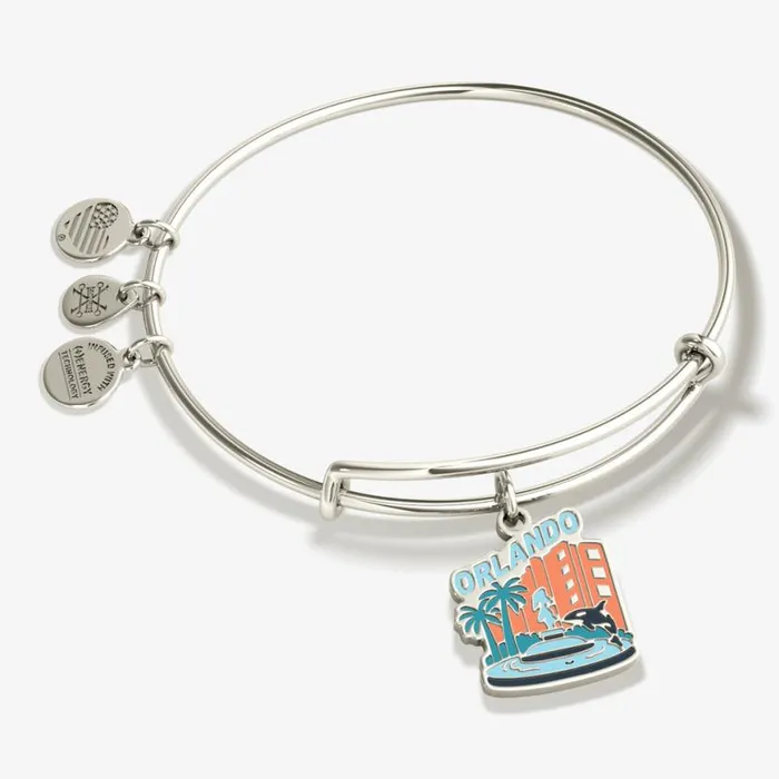 Orlando Charm Bangle Bracelet Shiny Gold Women Alex And Ani Iconic Alex And Ani Orlando Charm Bangle Bracelet Shiny Gold Women Alex And Ani Iconic Alex And Ani