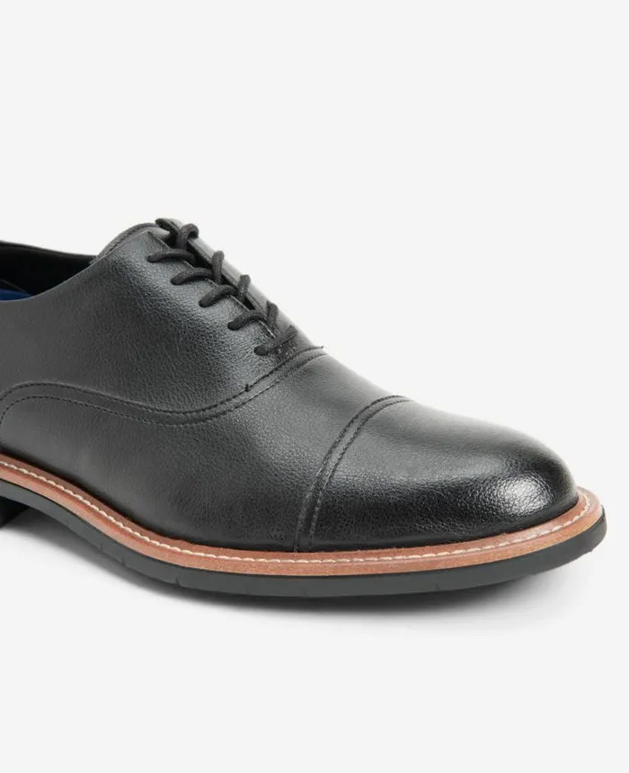 Oxfords Men Kenneth Cole REACTION 8211 Klay Cap Toe Oxford With Flex Black Oxfords Men Kenneth Cole REACTION 8211 Klay Cap Toe Oxford With Flex Black